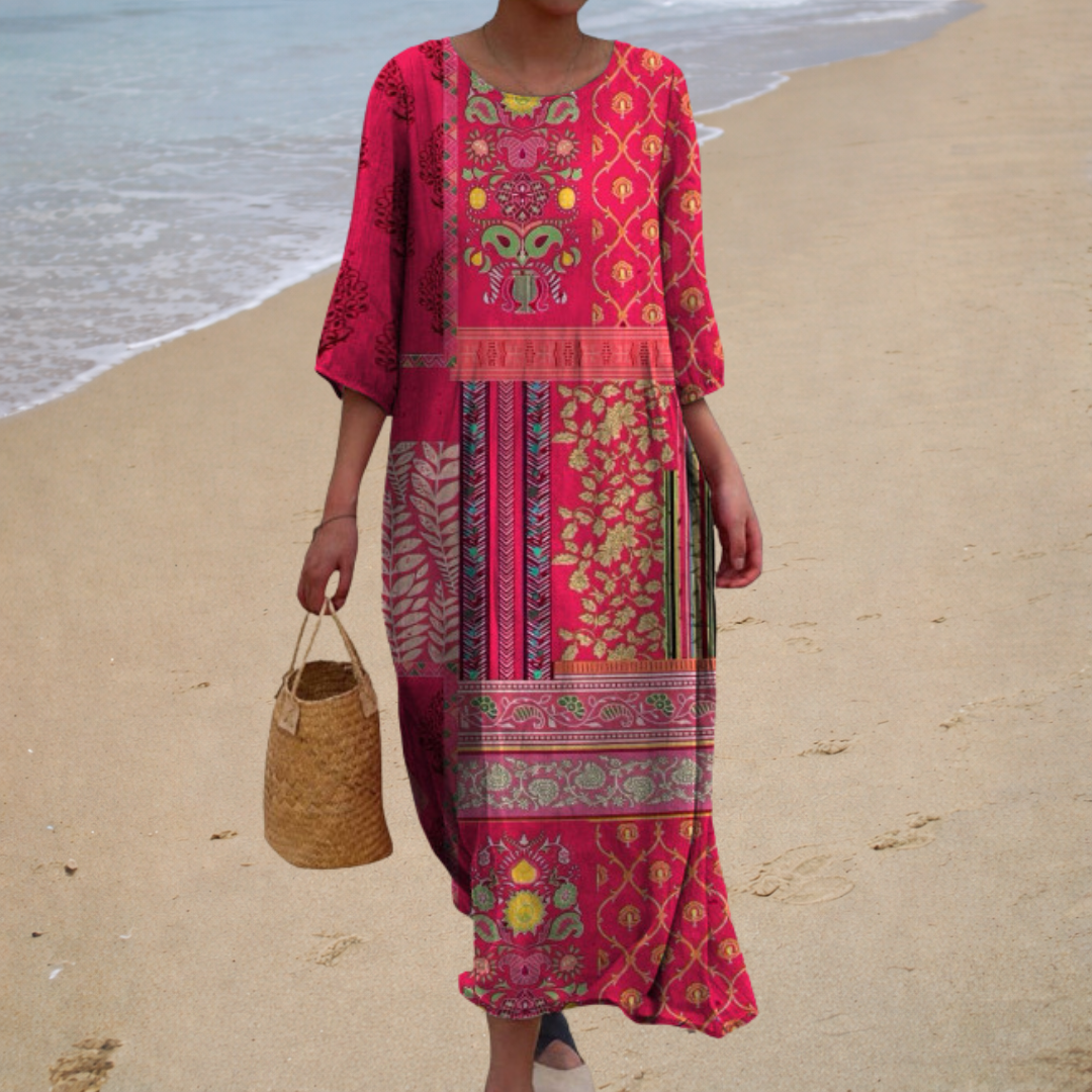 Ellie - Chic and Comfortable Flowing Long Dress