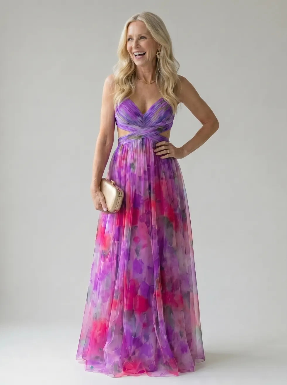 Isel - Soft Wrap Maxi Dress
