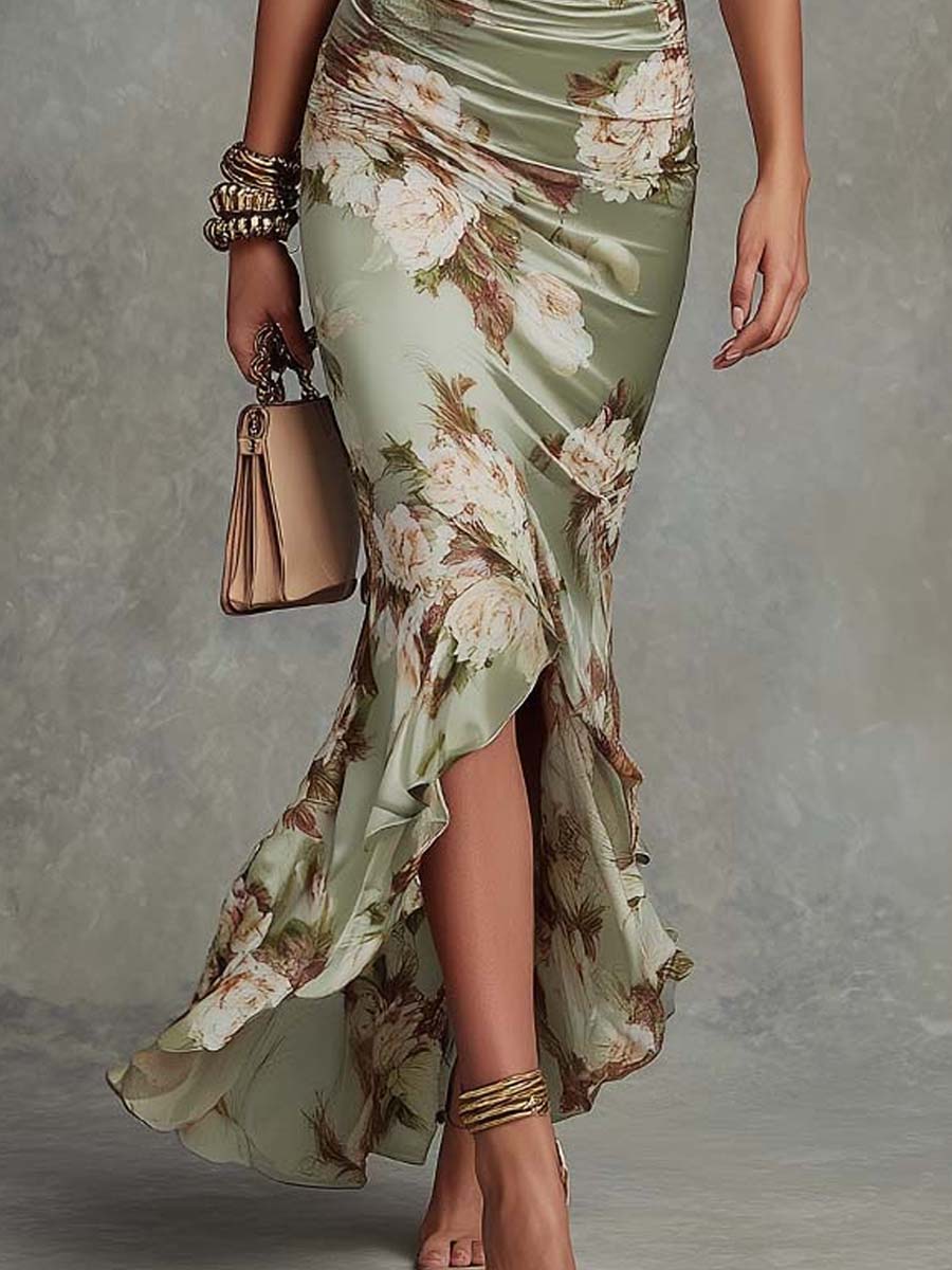 Anastasia | Long Satin Dress