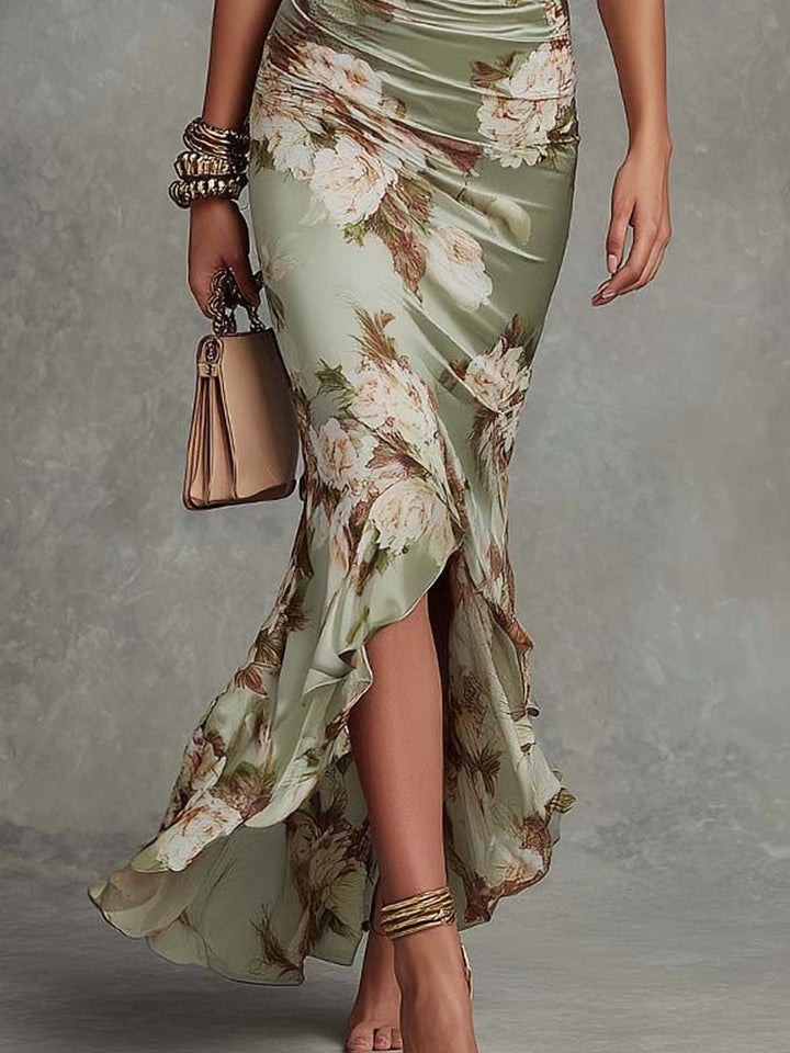 Anastasia | Long Satin Dress