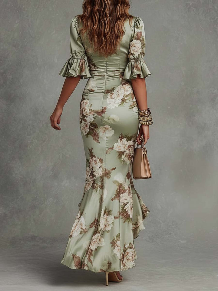 Anastasia | Long Satin Dress