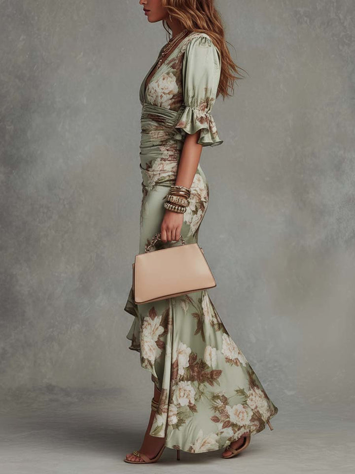 Anastasia | Long Satin Dress