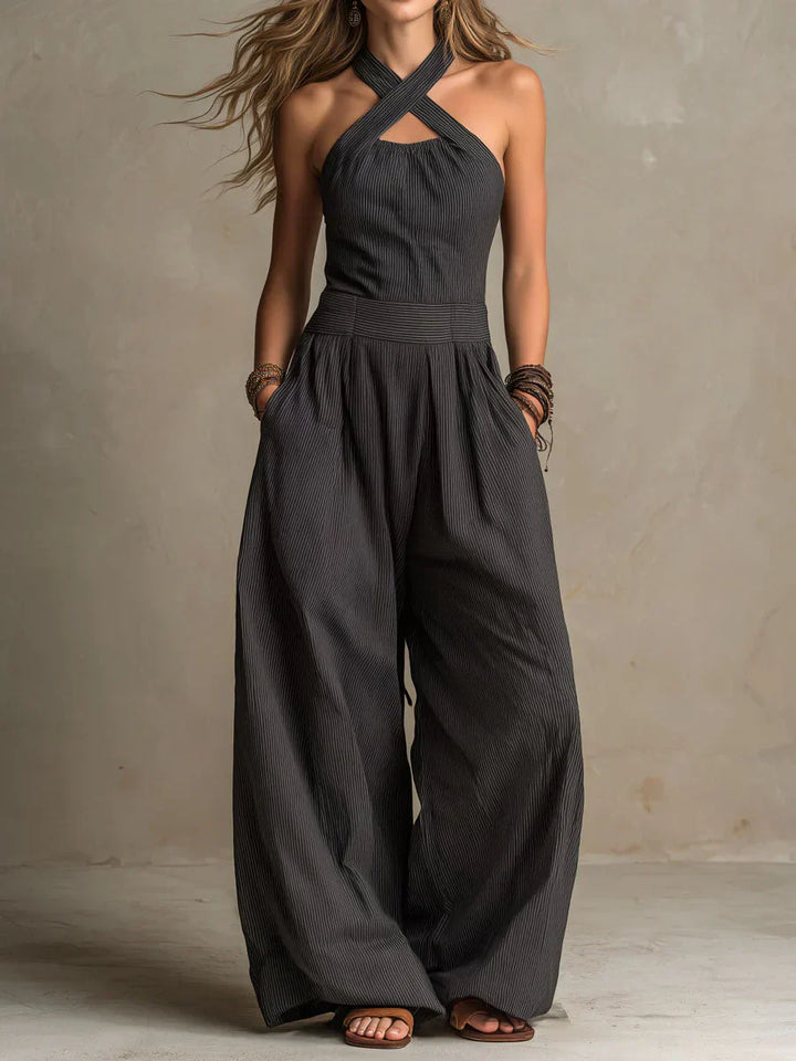 Bianca | Elegant Jumpsuit in Linen and Cotton