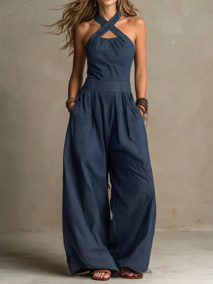 Bianca | Elegant Jumpsuit in Linen and Cotton